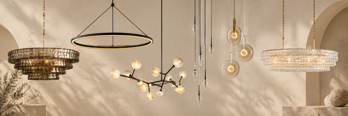 How to Choose Statement Lighting: Glass, Porcelain, Horsehair & More