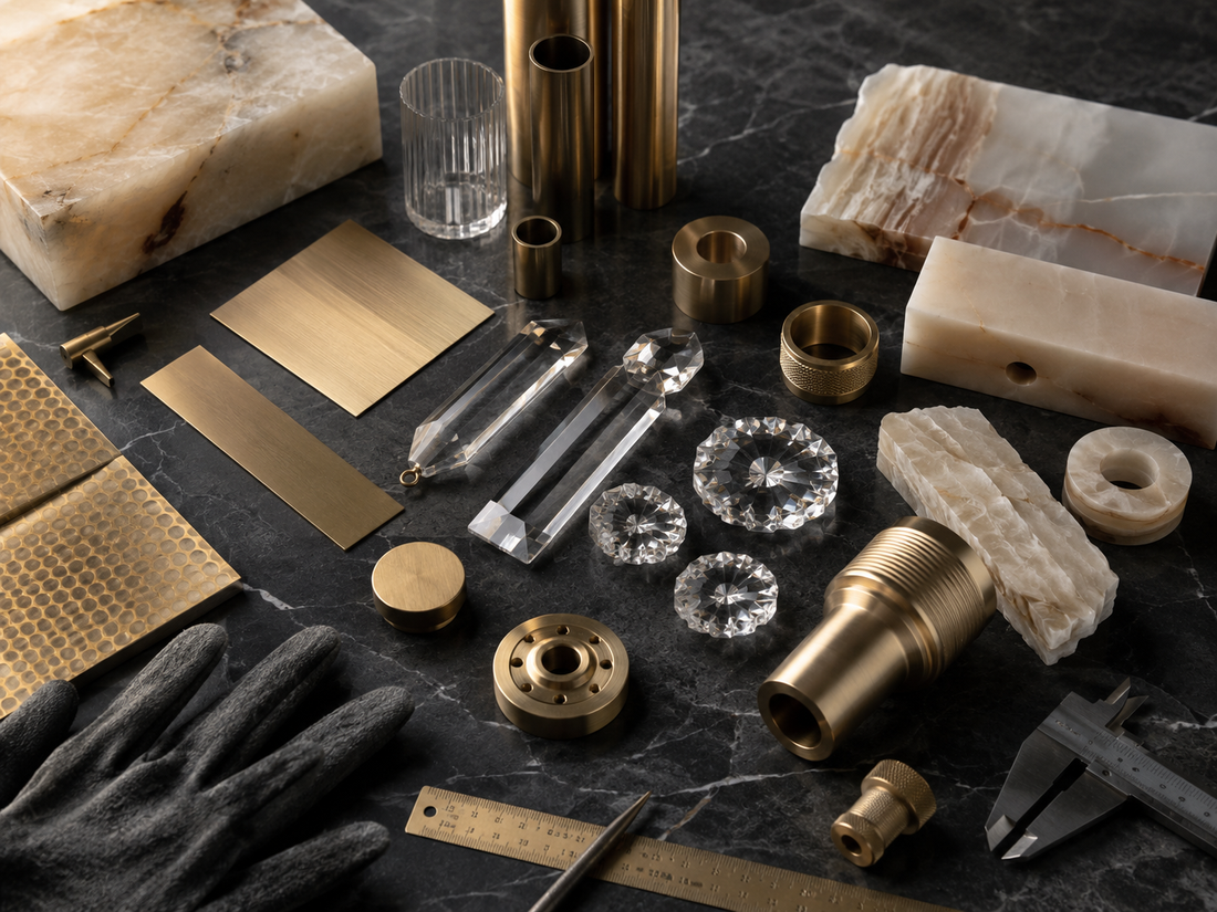 Crystal, Brass & Natural Stone: Understanding the Materials Behind Luxury Lighting