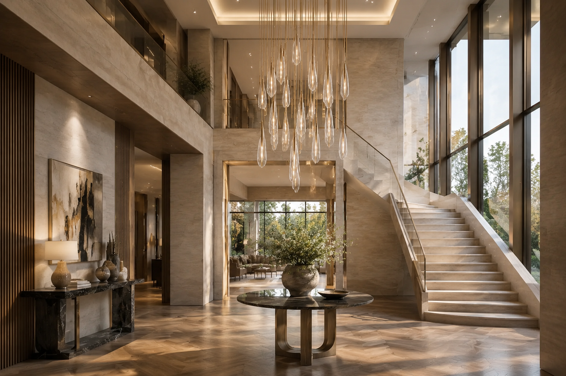 Creating a Timeless Entryway: How Statement Lighting Defines the First Impression of a Home
