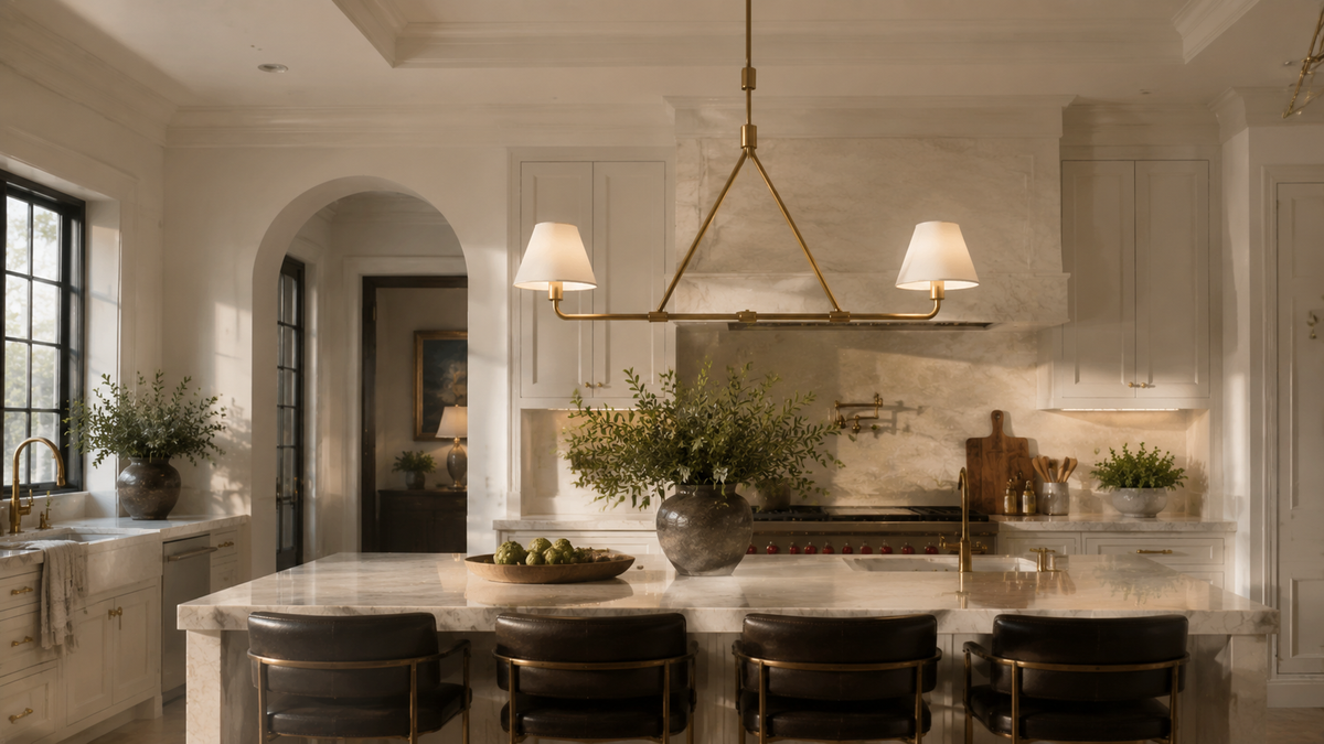 The Heart of the Home: How Designer Pendant Lighting Transforms Kitchen Islands