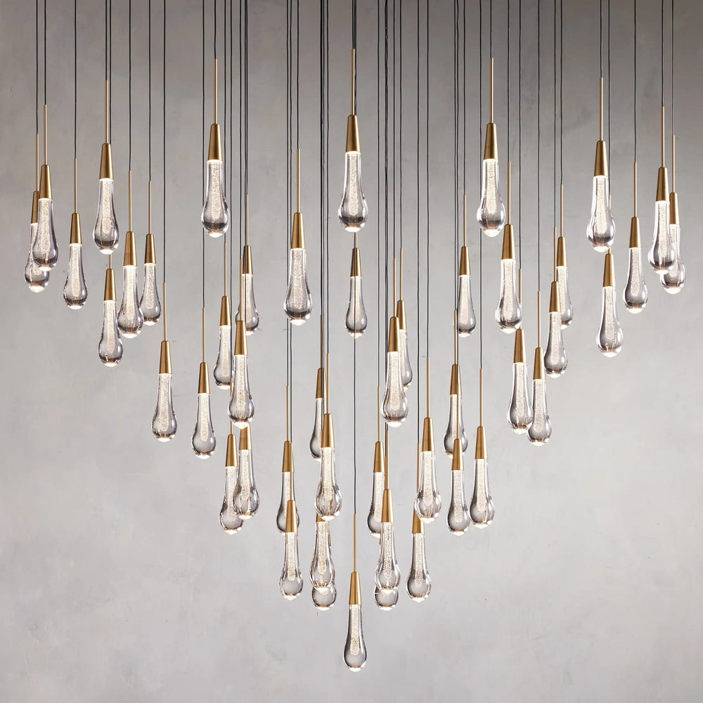 Solitair Raindrop Chandeliers