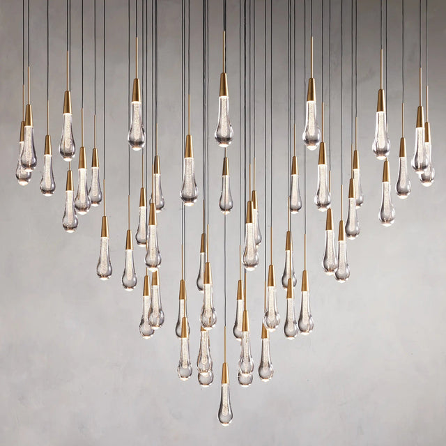 Solitair Raindrop Chandeliers