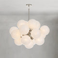 Mandoza Nickel Glass Chandelier-Vancei