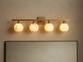 Arica Alabaster 4-Light Sconce