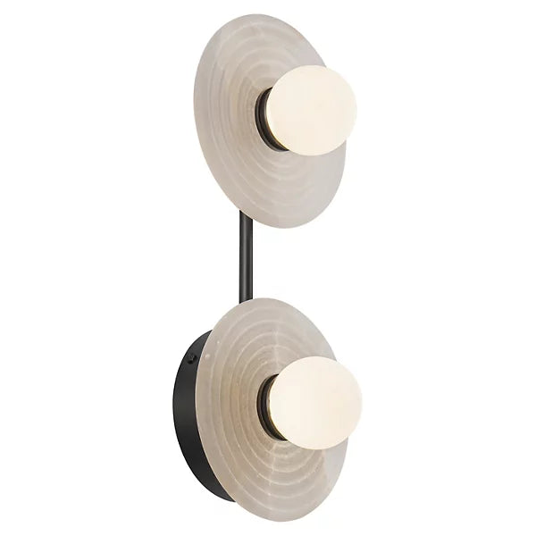 Dahlia Alabaster LED Vanity Light