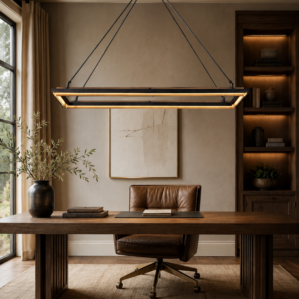 Pelta Linear Chandelier 48” 62“