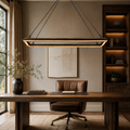 Pelta Linear Chandelier 48” 62“