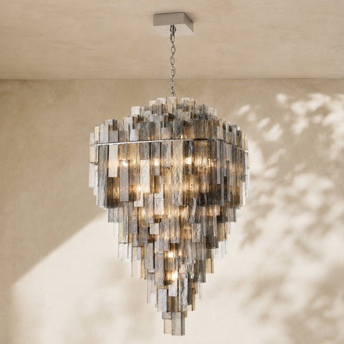 Altesa Square Glass Chandelier 46-Light