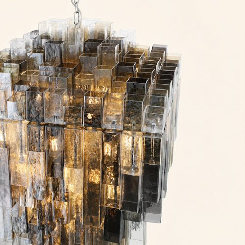 Altesa Square Glass Chandelier 46-Light
