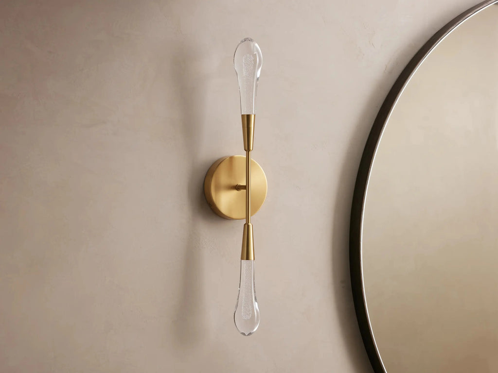 Solitair Crystal Double Wall Sconce