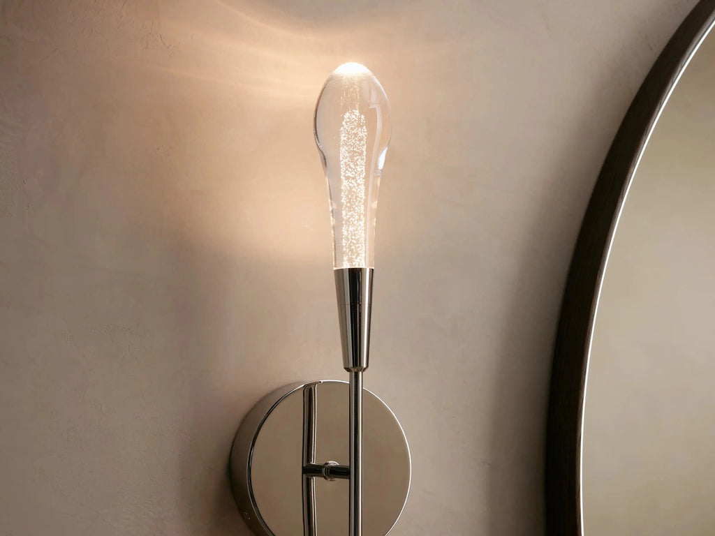 Solitair Crystal Double Wall Sconce