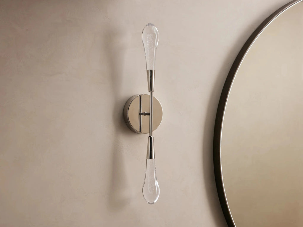 Solitair Crystal Double Wall Sconce