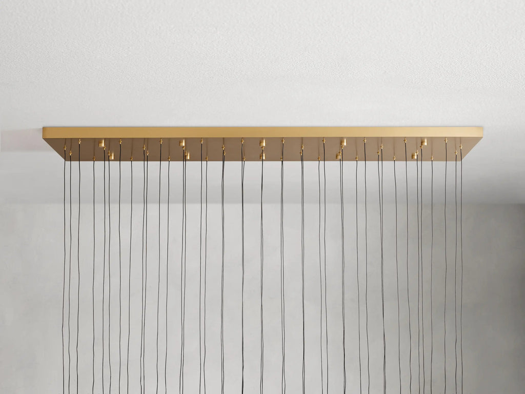 Solitaire Linear Chandelier 37"50"70"87"120"