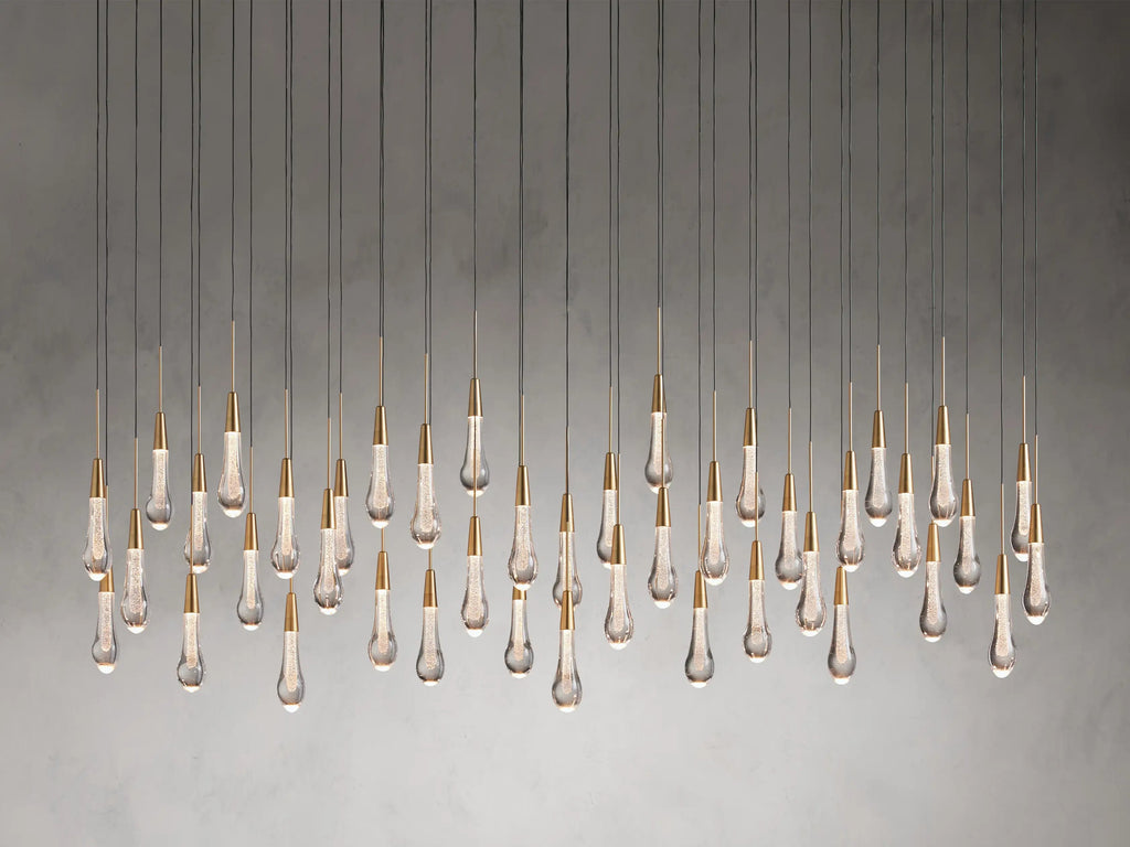Solitaire Linear Chandelier 37"50"70"87"120"