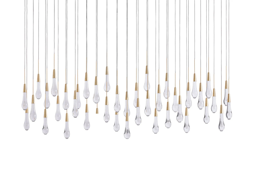 Solitaire Linear Chandelier 37"50"70"87"120"