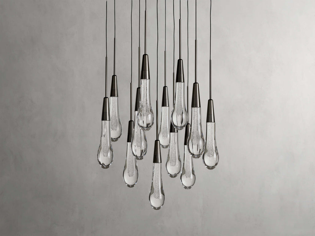 Solitaire Round Chandelier 17" 24" 36“ 58“