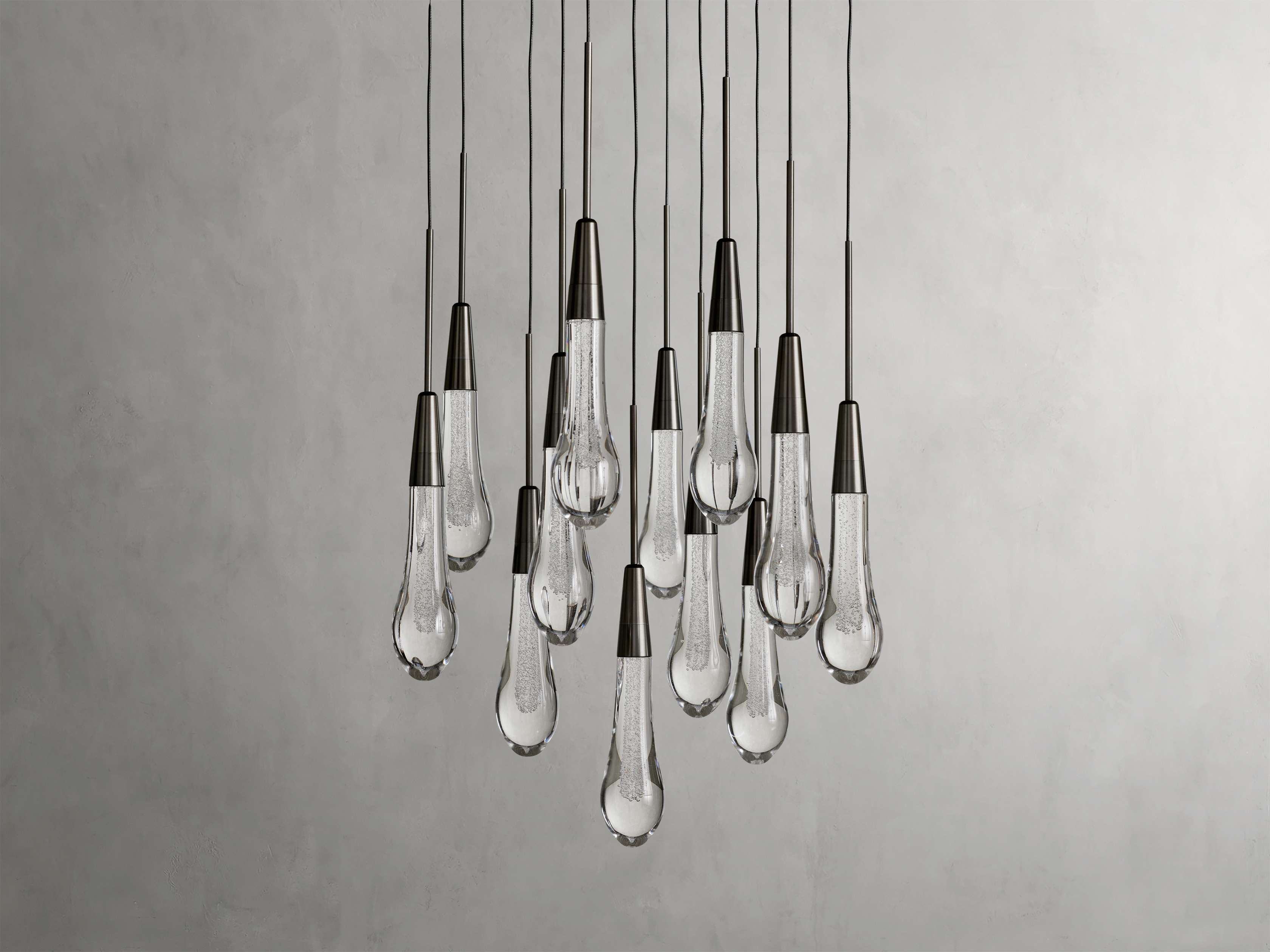 Solitaire Round Chandelier 17" 24" 36“ 58“