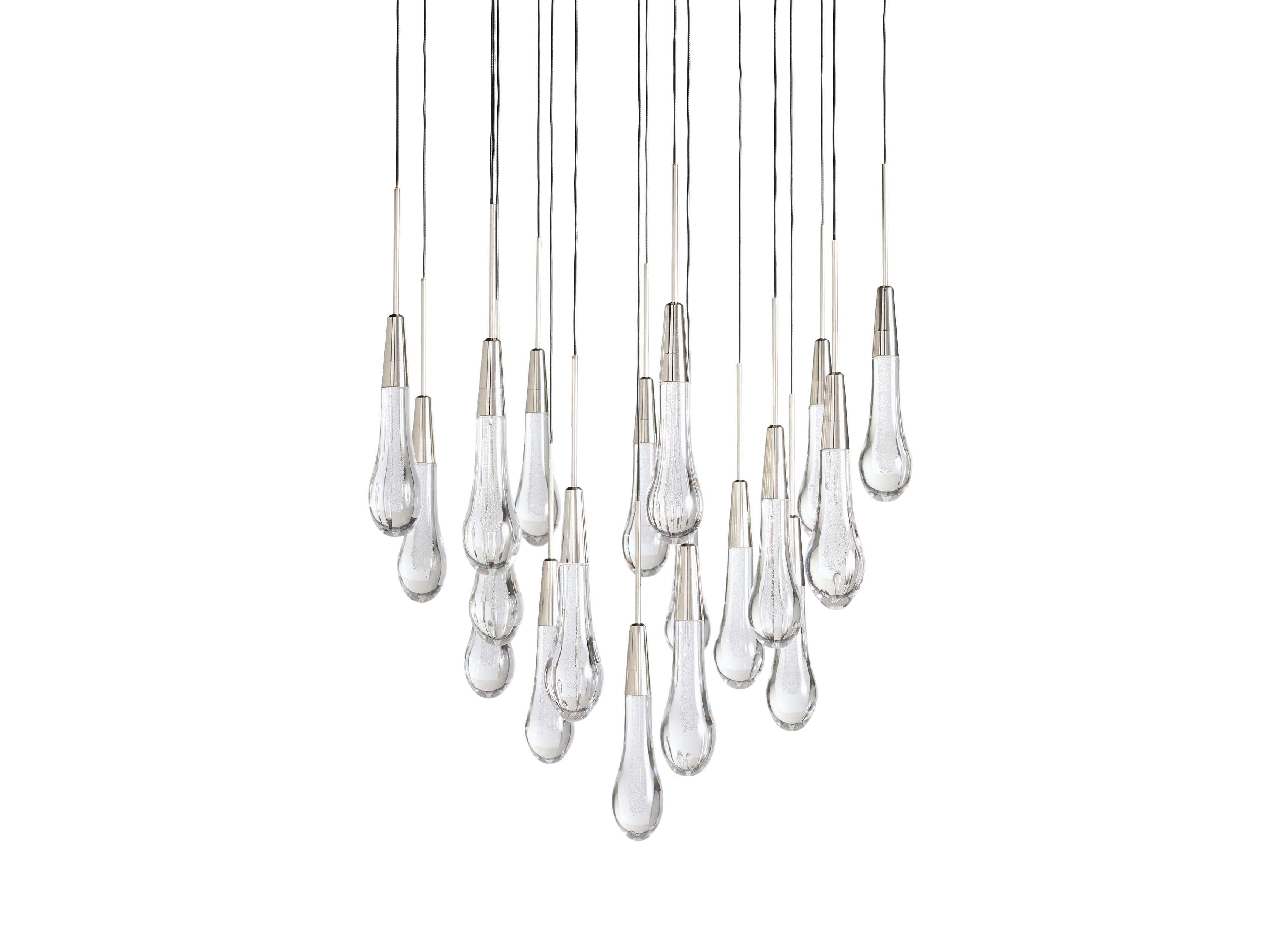 Solitaire Round Chandelier 17" 24" 36“ 58“