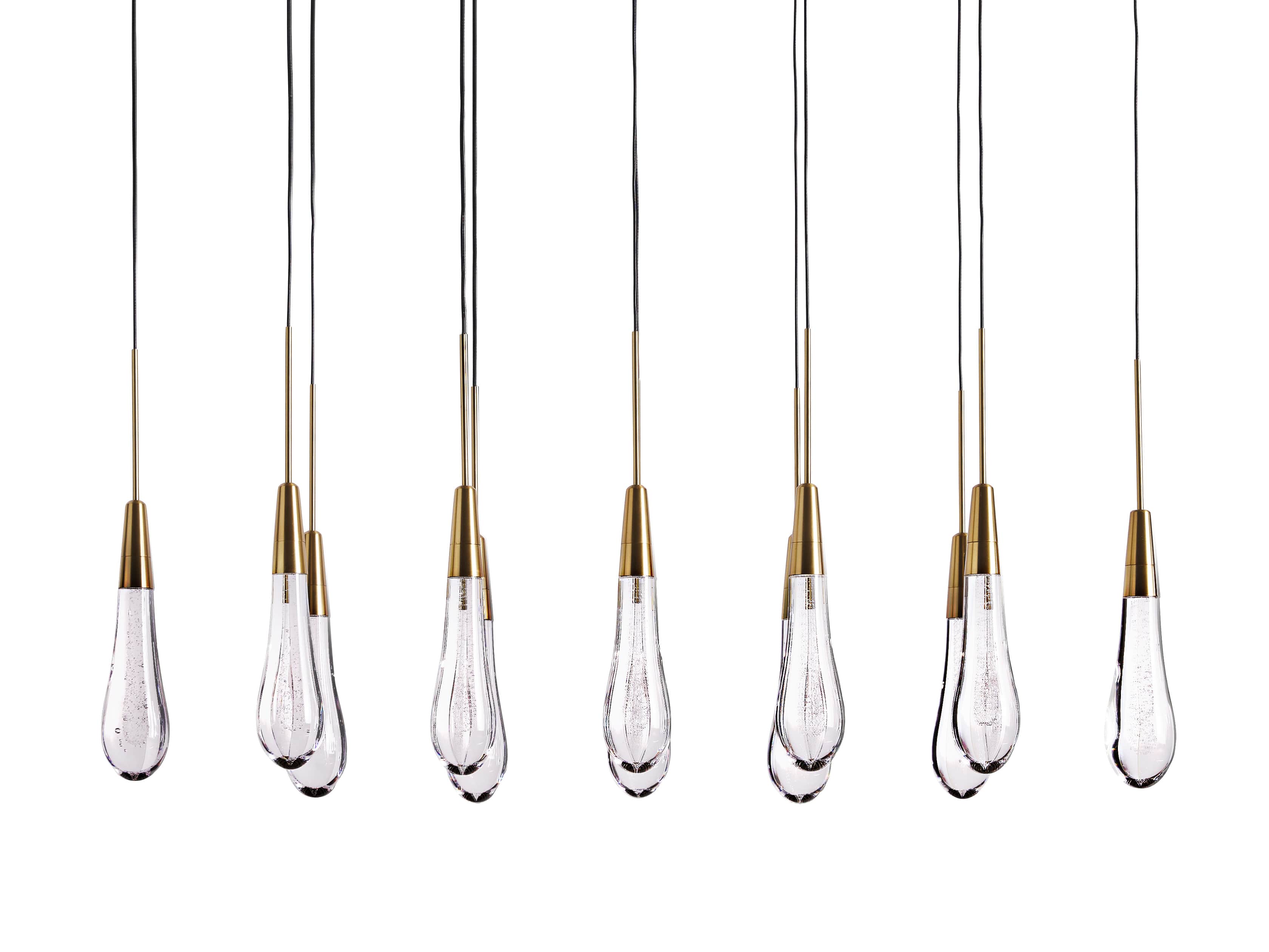 Solitaire Linear Chandelier 37"50"70"87"120"