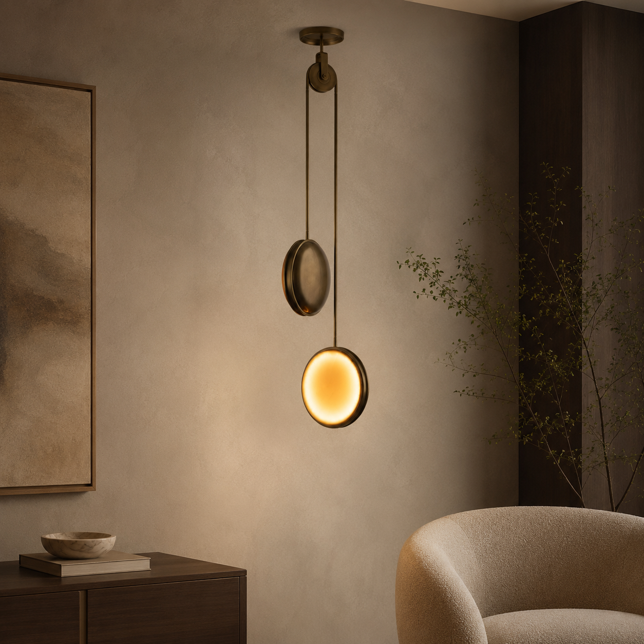 Monos Pulley Modern Pendant