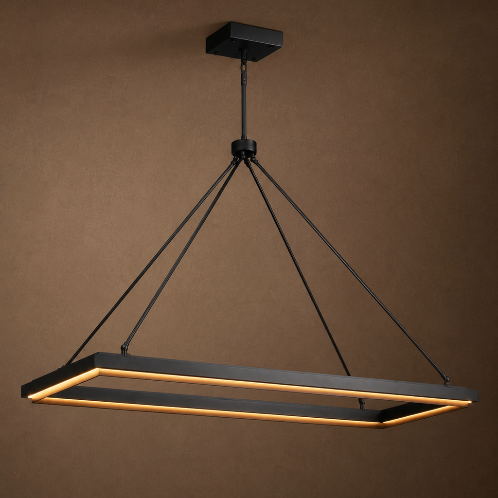 Pelta Linear Chandelier 48” 62“