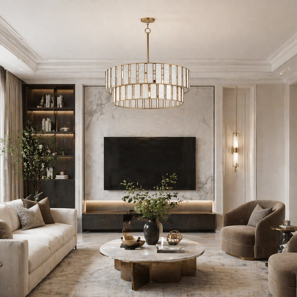 Elanger Round 2-Tier Chandelier