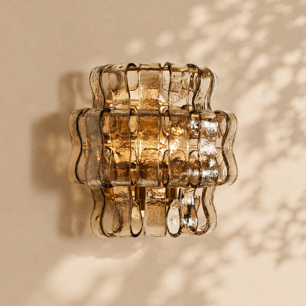 Ghiaccio Glass Wall Sconce 12"