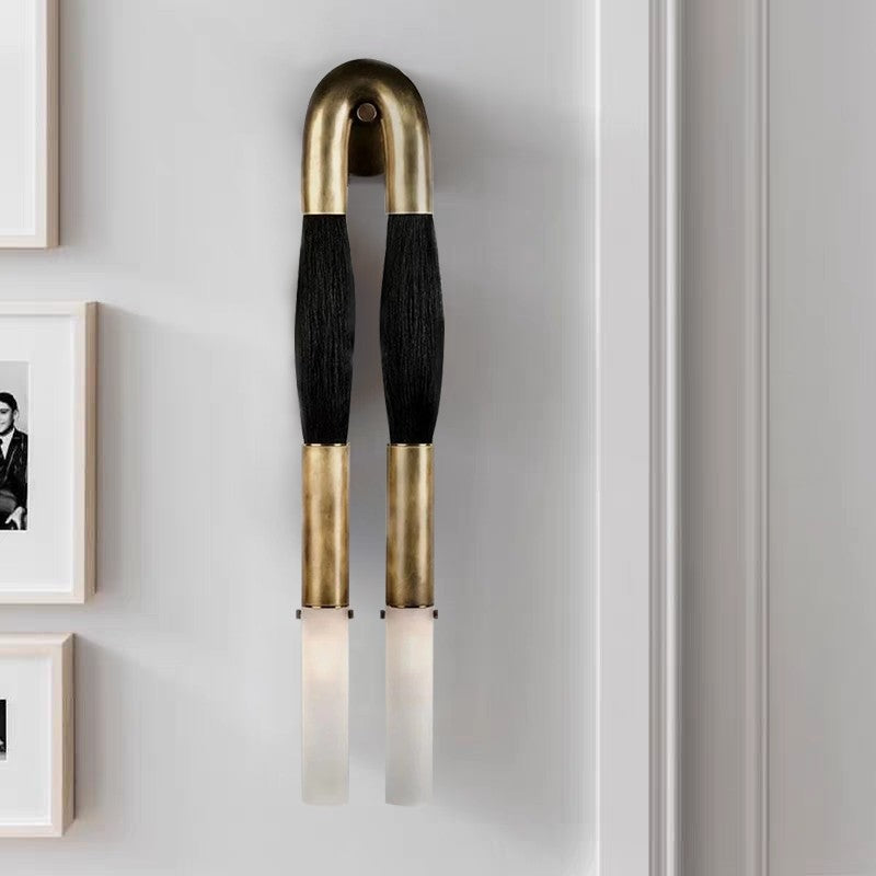 Horse Hair Wall Sconce-Vancei
