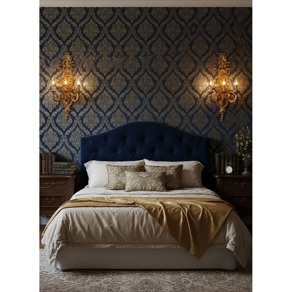 Cylora Blanc Brass Wall Lamp