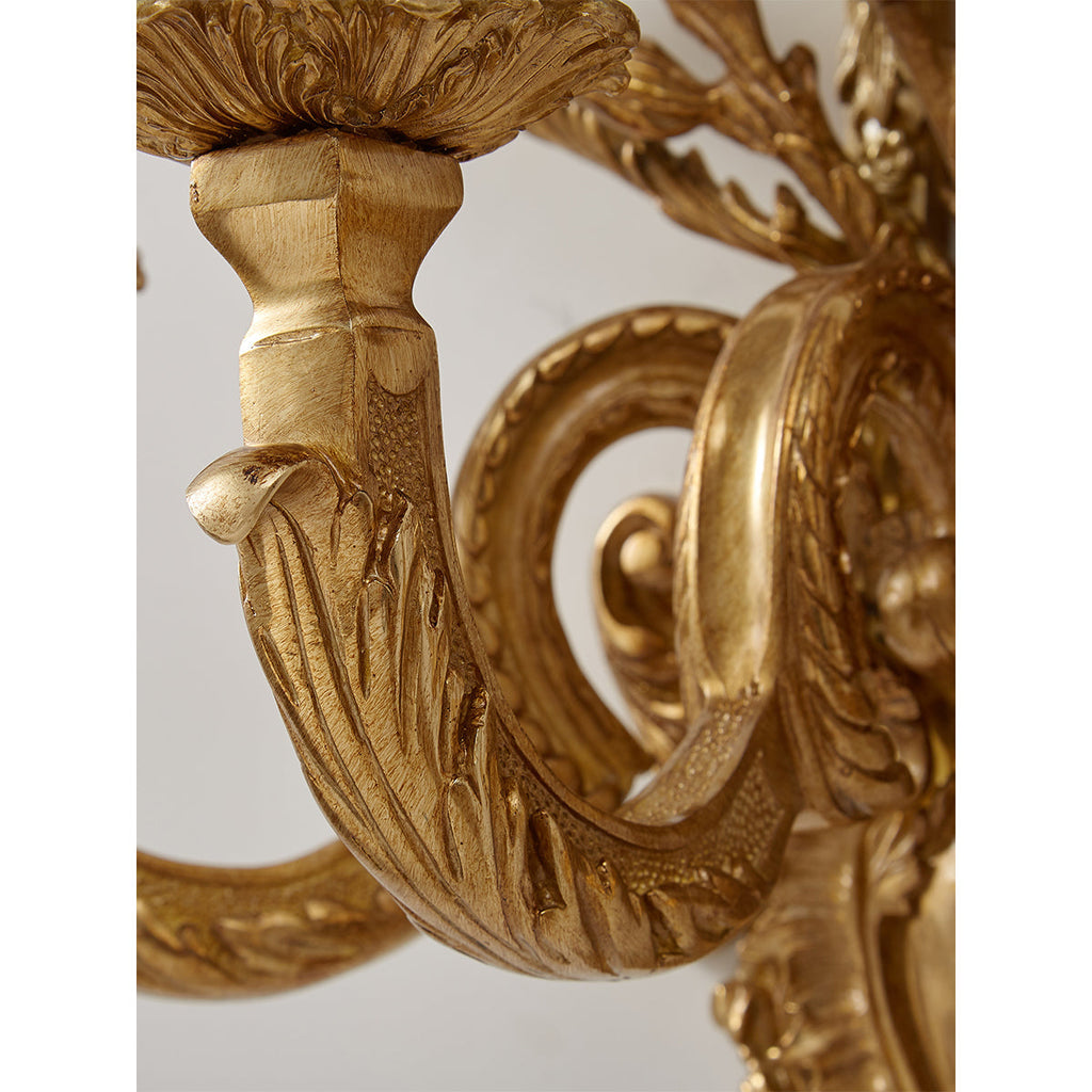 Cylora Blanc Brass Wall Lamp