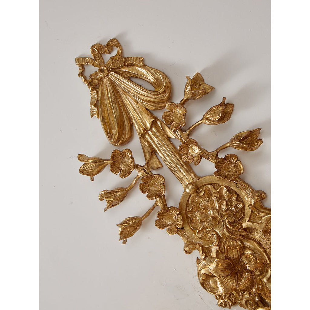 Cylora Blanc Brass Wall Lamp
