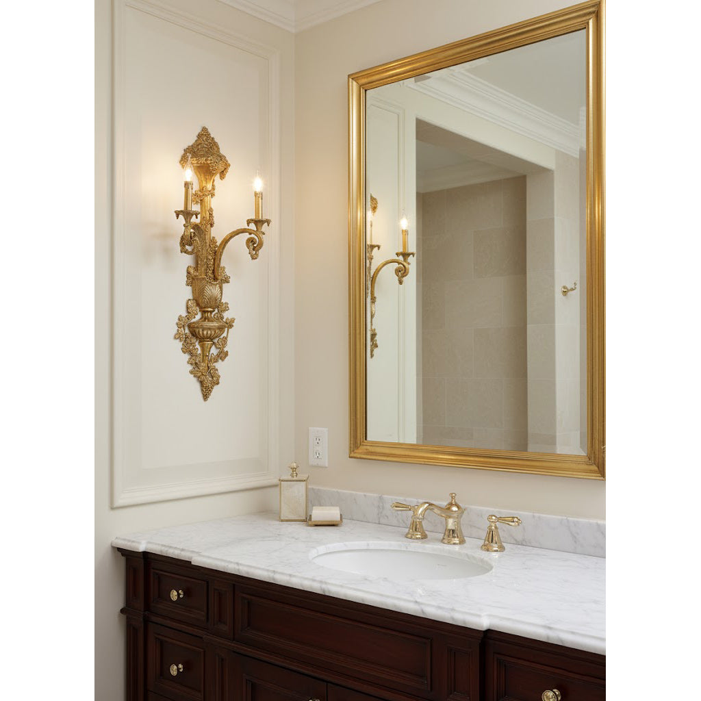 Cylora Arc Brass Wall Lamp
