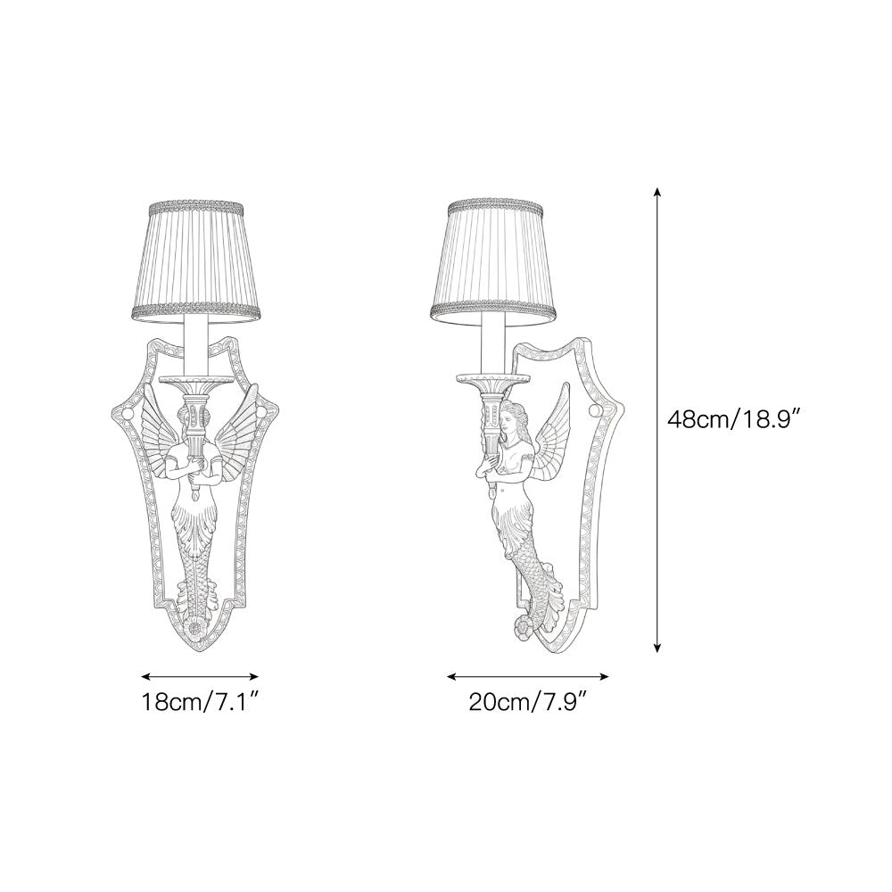 Metalique Brass Wall Lamp