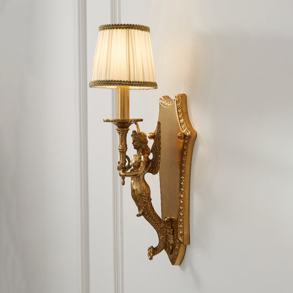 Metalique Brass Wall Lamp