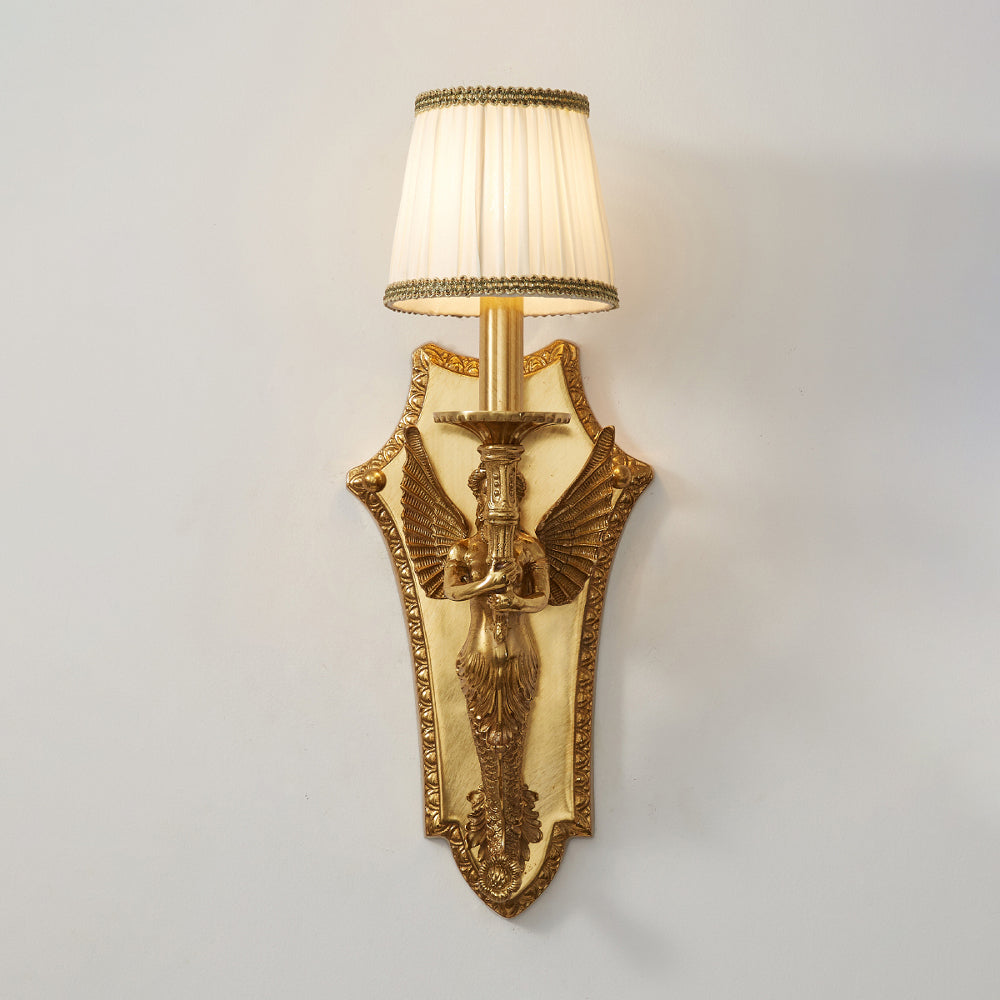 Metalique Brass Wall Lamp