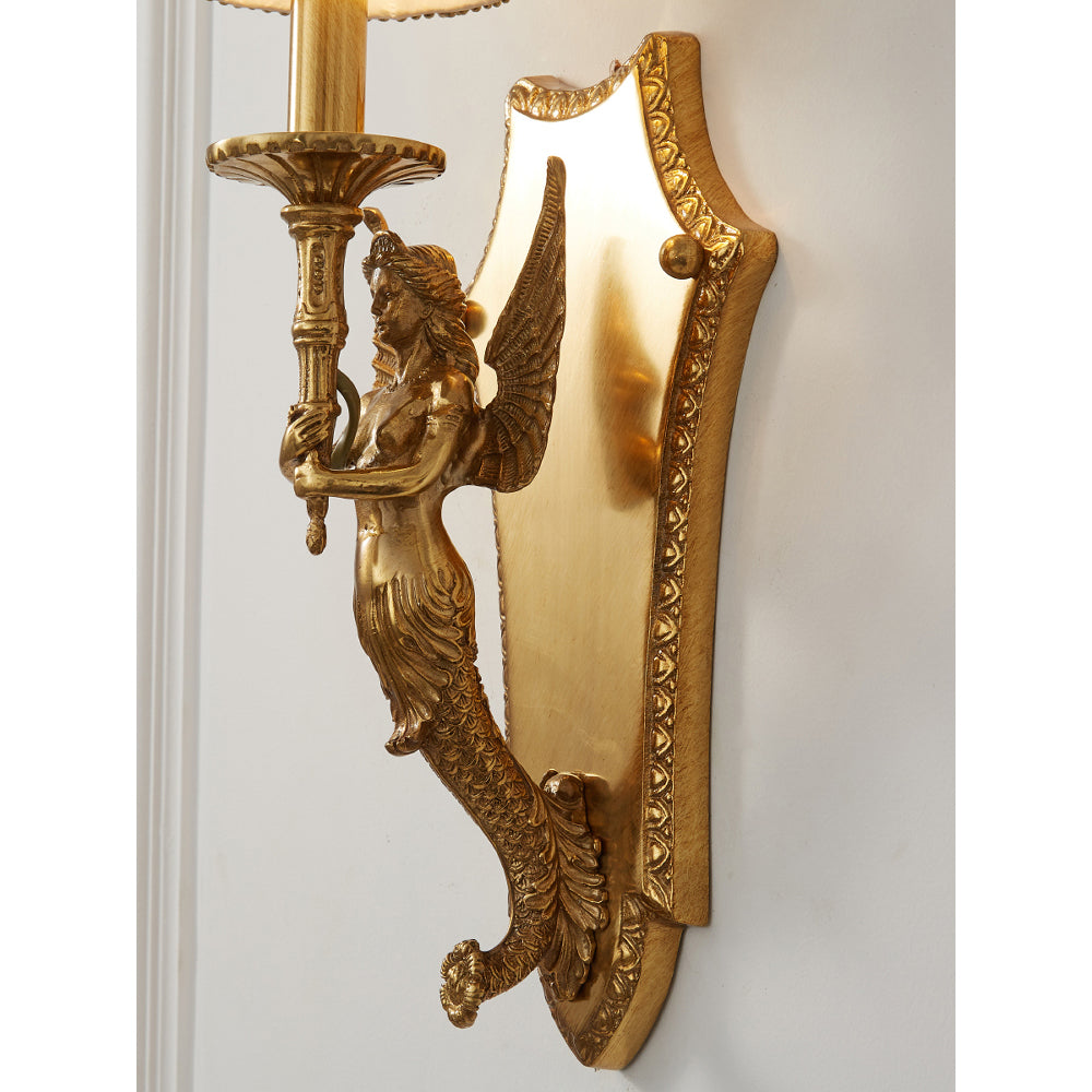 Metalique Brass Wall Lamp