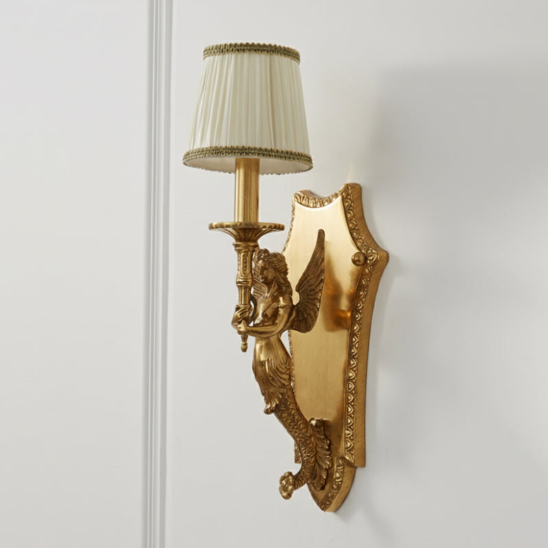 Metalique Brass Wall Lamp
