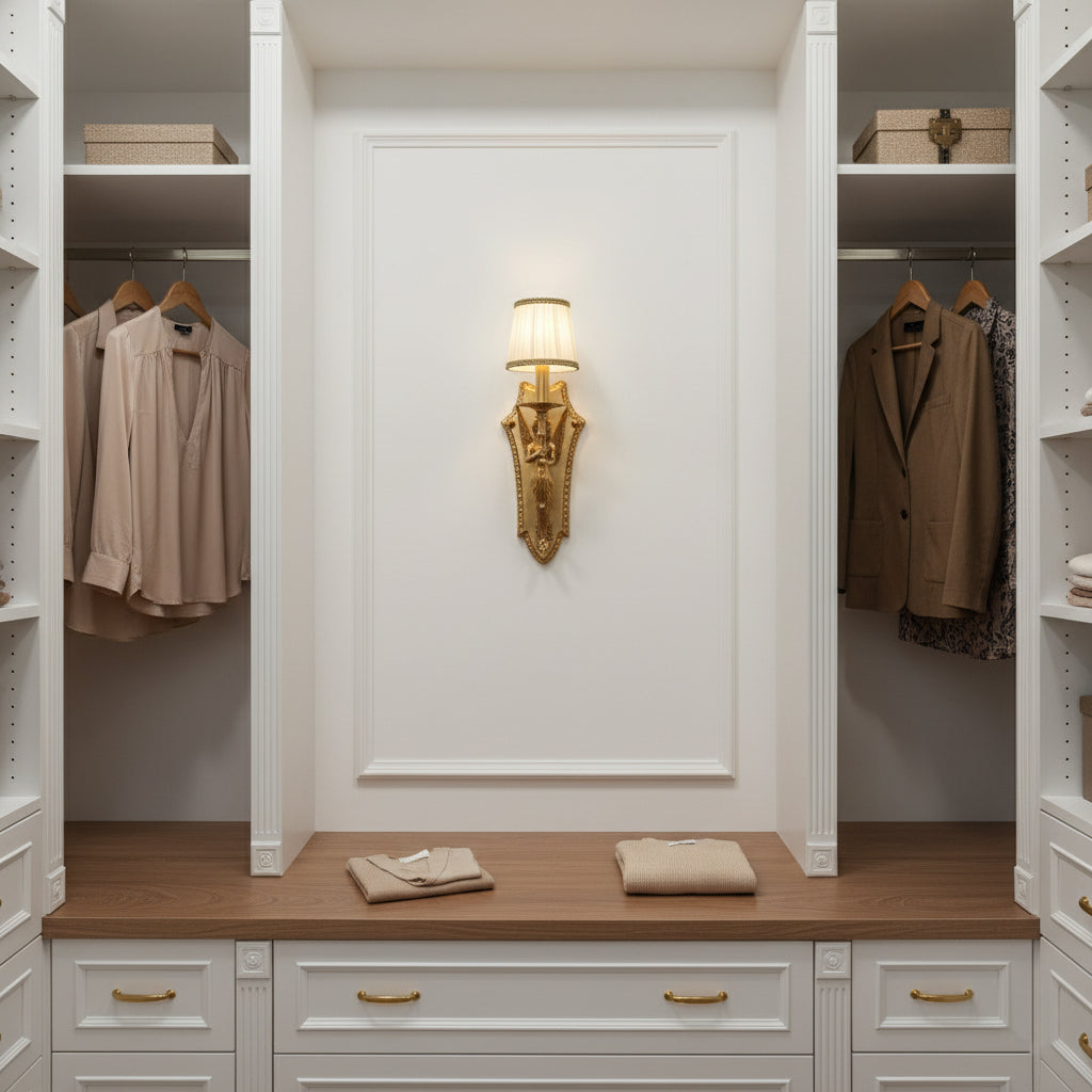 Metalique Brass Wall Lamp