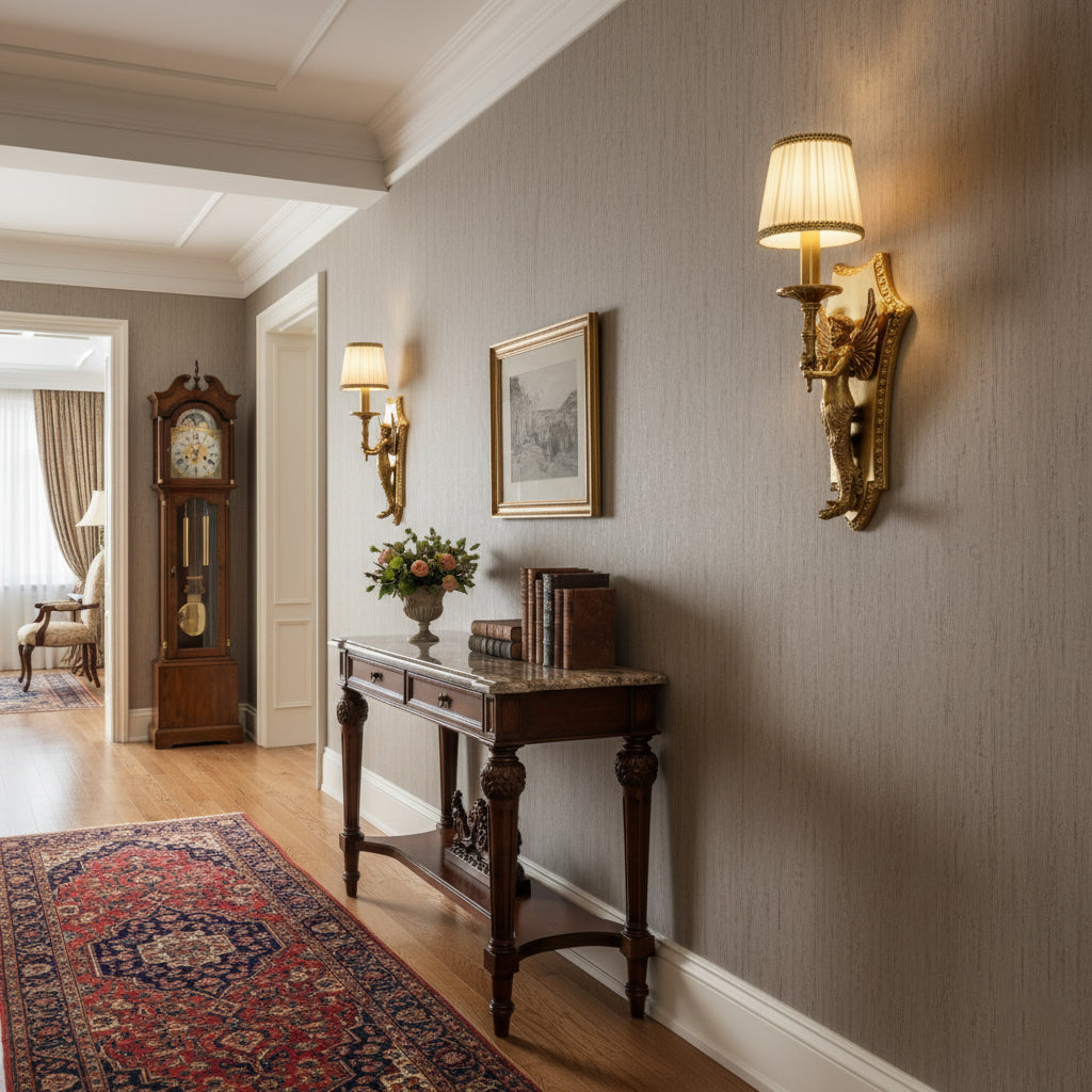 Metalique Brass Wall Lamp