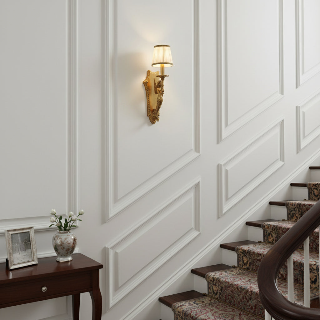 Metalique Brass Wall Lamp