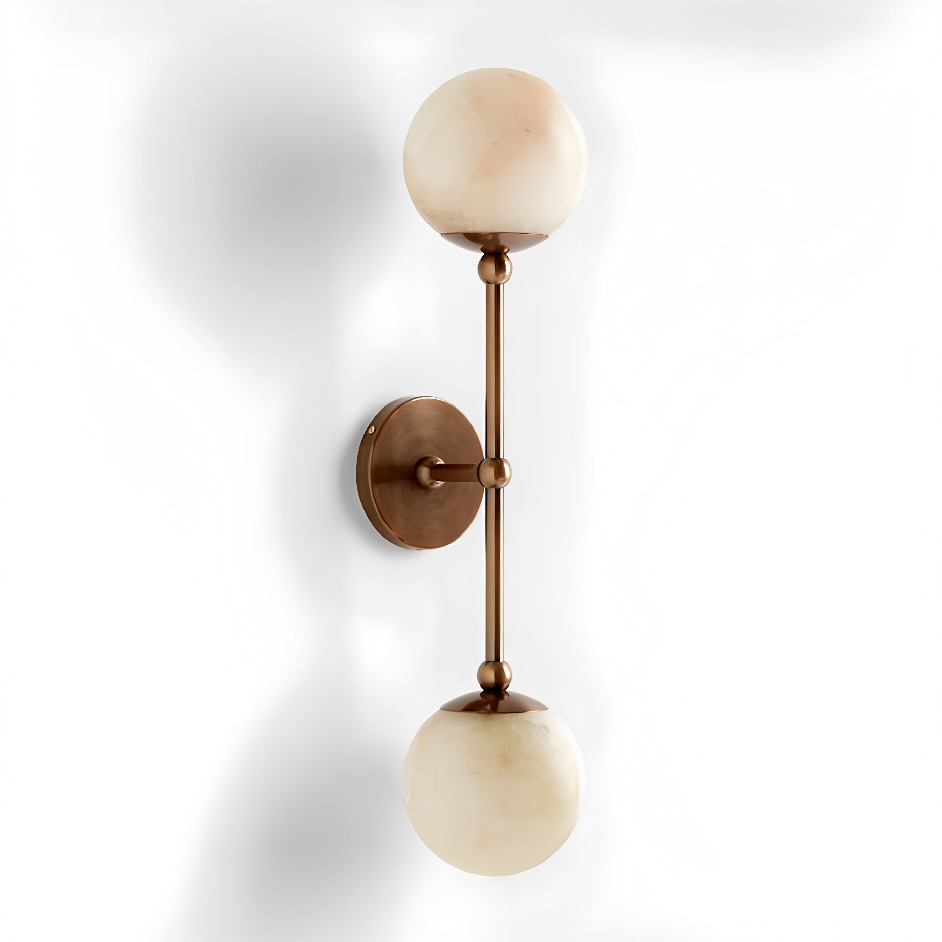 Celestial Double Alabaster Sconce