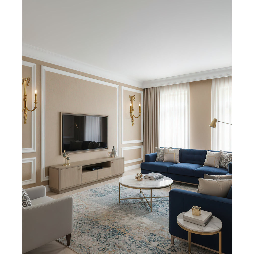 Cylora Brass Wall Lamp