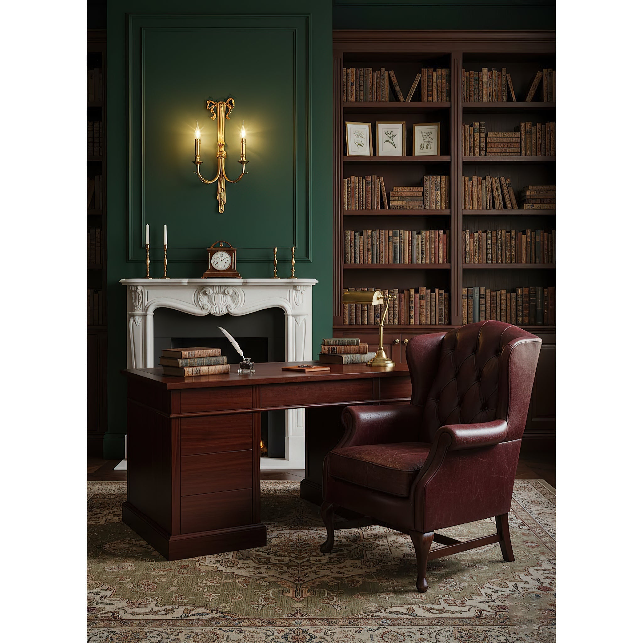 Cylora Brass Wall Lamp