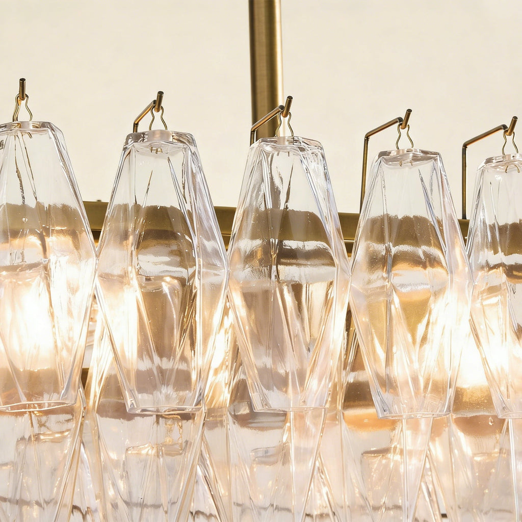 Florence Glass Linear Chandelier