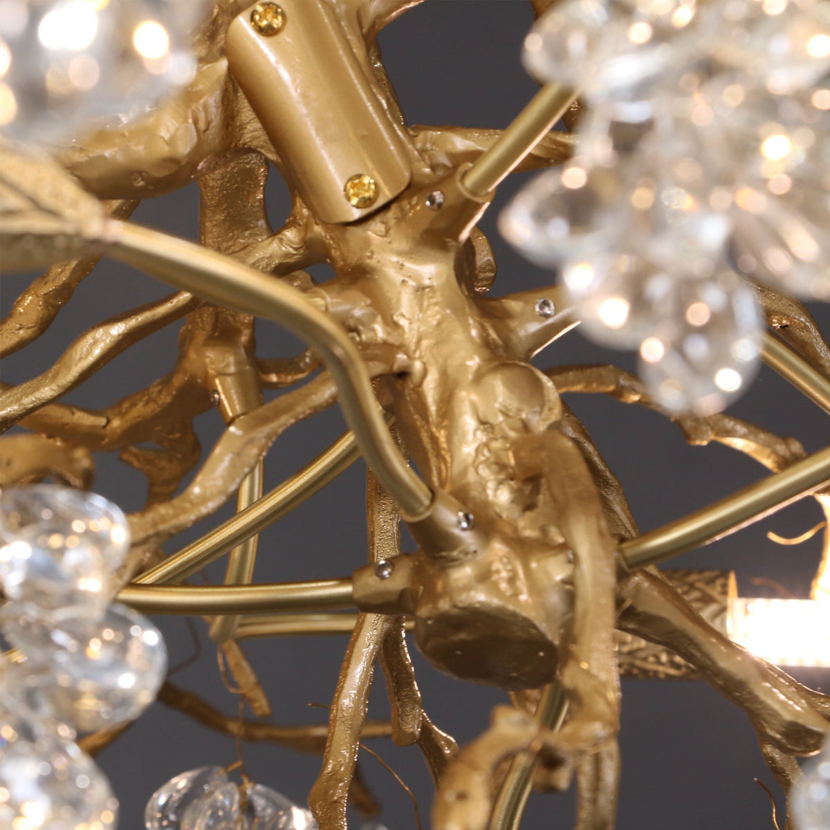Grape Branch Crystal Chandelier