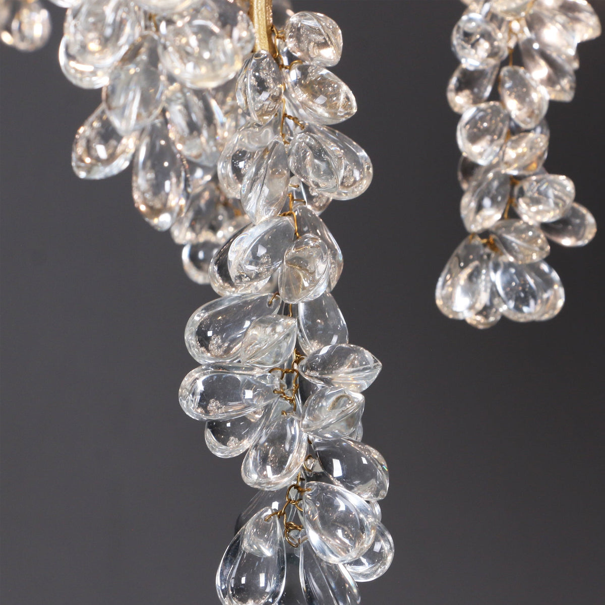 Grape Branch Crystal Chandelier