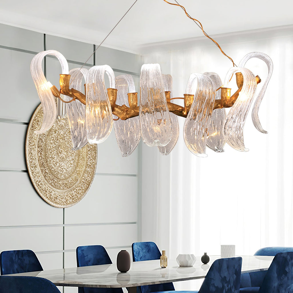 Icarus Wings Horizontal  Branch Chandelier
