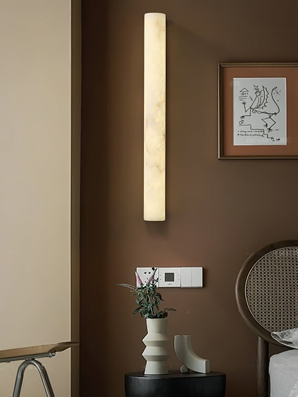 Luminara Alabaster Wall Sconce - Oasislives
