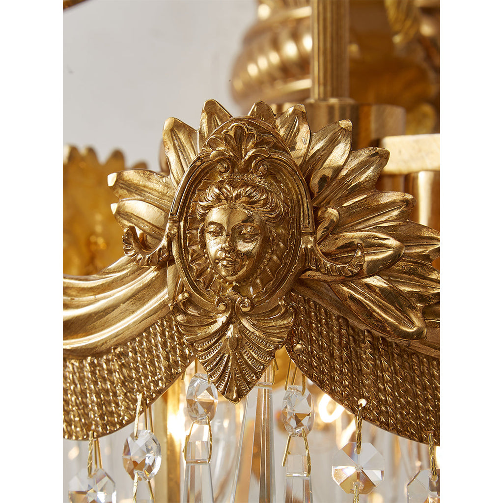 Cylora Mesas Brass Wall Lamp