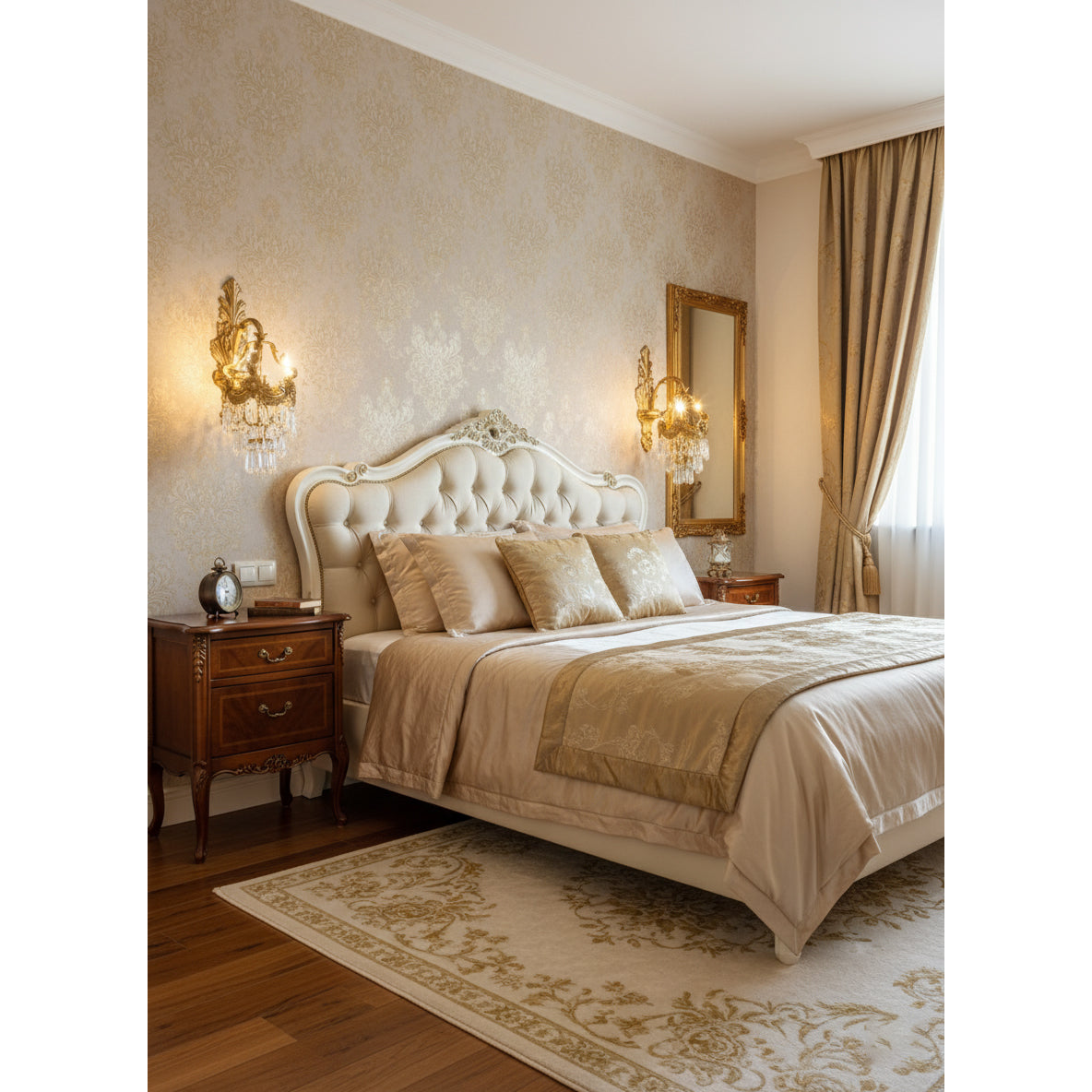 Cylora Mesas Brass Wall Lamp